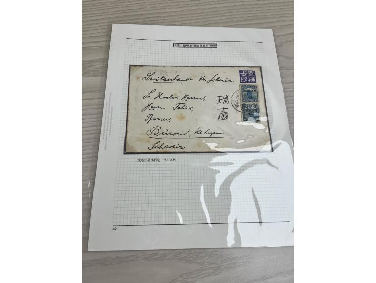 holding on 5 album pages, including Yunnan Use Junk Issue 1/2c to $5 mint and used sets, Szechuan Use Junk Issue mint and use